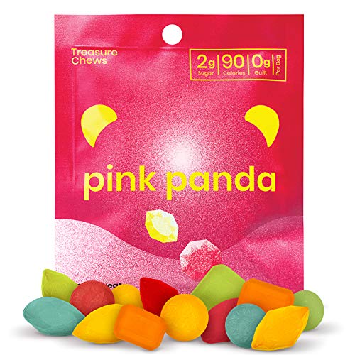 Pink Panda - Gomitas veganas de bajo contenido de azúcar - Snacks masticable…